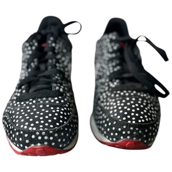EUC Nike Genicco Black and White Suede Polkadot Dotted Sneakers Size Women's 8 - Picture 7 of 10